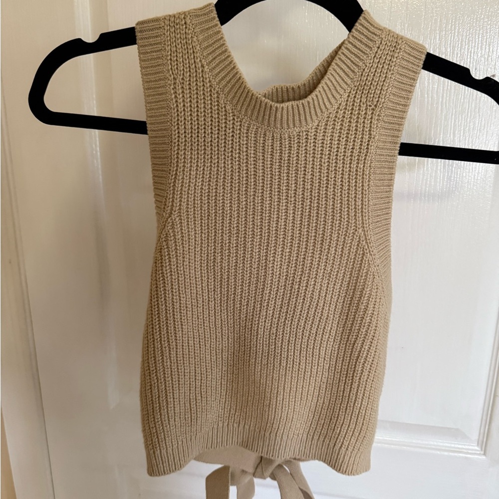 H&M Cream Knitted Top